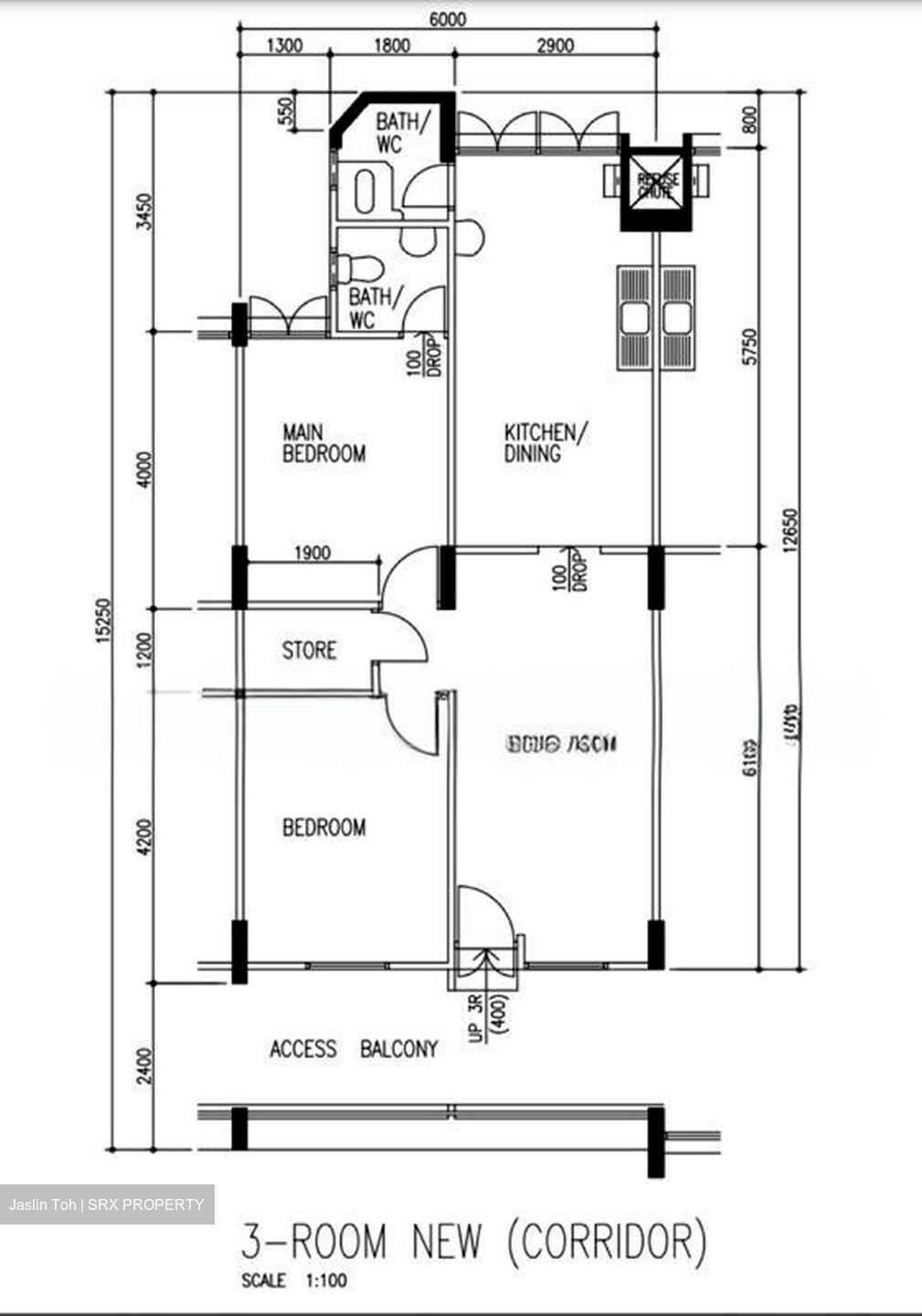 Blk 110 Jurong East Street 13 (Jurong East), HDB 3 Rooms #565783061
